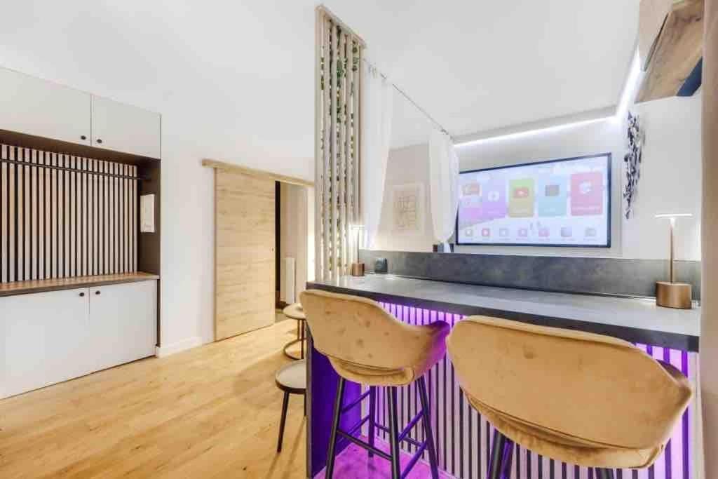 Appartement Panorama - A Seulement 15 Minutes Des Champs-Elysees كليشي المظهر الخارجي الصورة